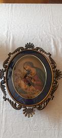 antiquariato cuore sacro madonna dei primi 900