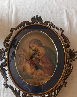 antiquariato cuore sacro madonna dei primi 900