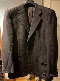 Giacca uomo marrone 100% cachemere - taglia 54