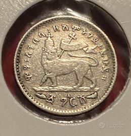 1 Gersh Etiopia Menelik II Argento A045A