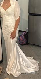 Vestito sposa con scarpe