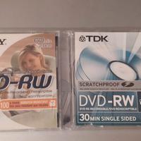 DVD-RW per Handycam - Sony e Tdk