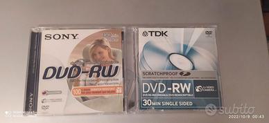 DVD-RW per Handycam - Sony e Tdk