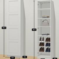 Armadio Pax con anta Bergsbo