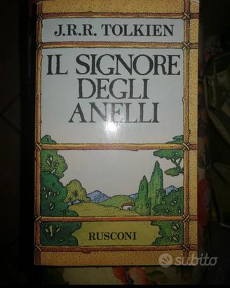 libro il signore degli anelli Tolkien Rusconi