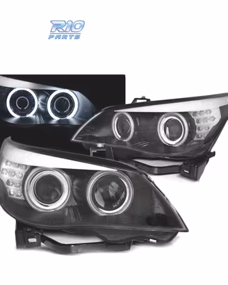 FARI BMW E60 E61 03-07 ANGEL EYES CCFL FRECCIA LED