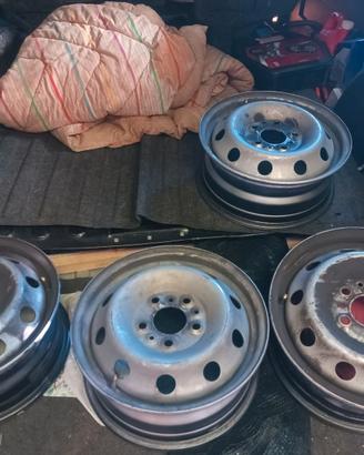 4 Cerchi fiat ducato in ferro