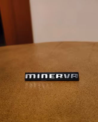 Targhetta per radio Minerva  in Metallo 