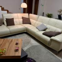 DIVANO ANGOLARE POLTRONE SOFA VERA PELLE
