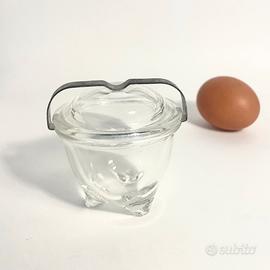 Bollitore uova vetro vintage