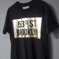 T-shirt Maglietta nera Maniche Corte ALCOTT U.S.A.