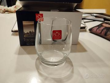 set 10 bicchieri in cristallo RCR