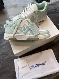 Off-White out of Office calf leather White seafoam