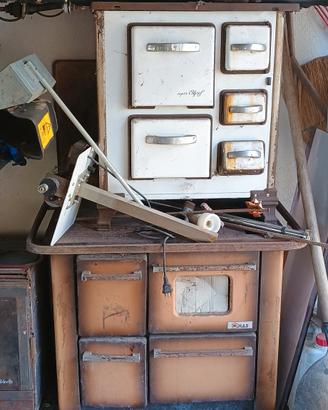 Stufe a legna da ripristinare 