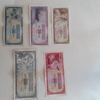 Banconote ex  JUGOSLAVIA