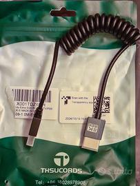 Cavo Spirale HDMI a HDMI 8k