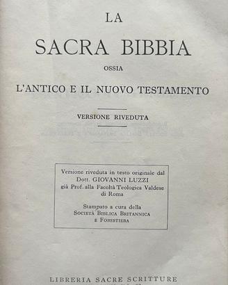La Sacra Bibbia