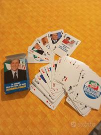 carte da gioco forza Italia Silvio Berlusconi 