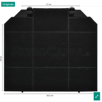 Filtro Carbone Attivo Originale 26,7 X 23,7 cm