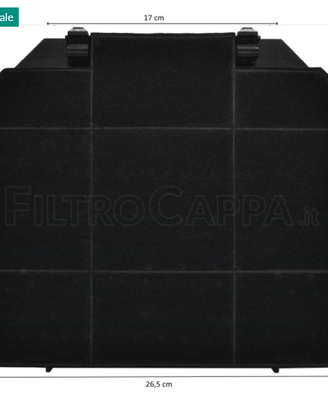 Filtro Carbone Attivo Originale 26,7 X 23,7 cm