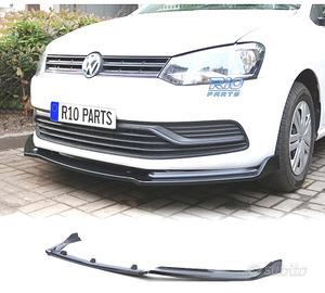 SPOILER LIP VOLKSWAGEN VW POLO 6C 14-17 NERO LUCID