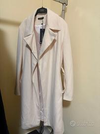 Cappotto panna nuovo con cartellino