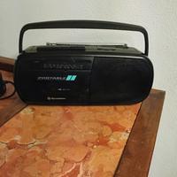 registratore radio a cassette portatile vintage
