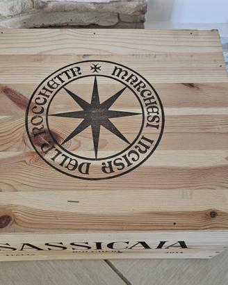Cassa Da 6 Bottiglie, VINO Sassicaia Bolgheri 2011