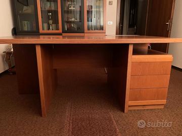 SCRIVANIA IN LEGNO MASSELLO ROVERE