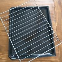 2 coppie teglie leccarde+griglie per forno