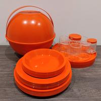 Set da Pic nic "Pic Boll" anni 60 e 70 Guzzini 