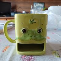 Tazza porta-biscotti a forma di rana