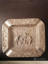 Posacenere Vintage JAPAN in Peltro/Stagno