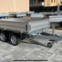 Rimorchio 250x153 Doppio Asse RINFORZATO