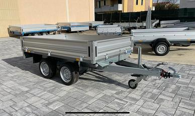 Rimorchio 250x153 Doppio Asse RINFORZATO