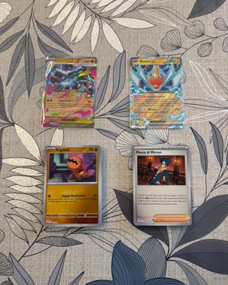 Pokemon Fiamme Spettrali reverse/holo e EX