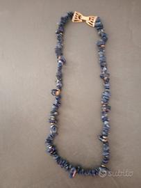collana pietre dure lappislazzuli 