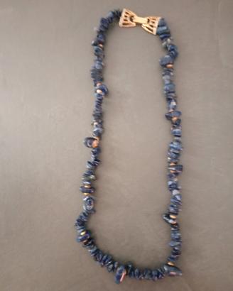 collana pietre dure lappislazzuli 