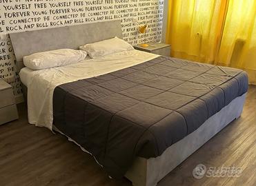 Letto matrimoniale con materasso