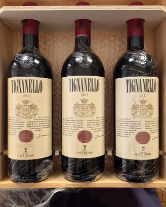 Verticale Tignanello Antinori (2016, 2019, 2021)