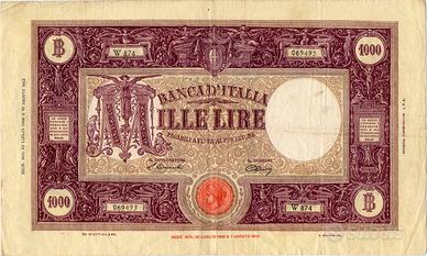 Banconota 1000 Lire “ GRANDE M”