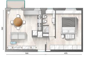 Monolocale- FIRENZE RIFREDI - libero da subito