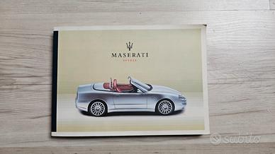 Manuale uso e Manutenzione Maserati Spyder Tedesco