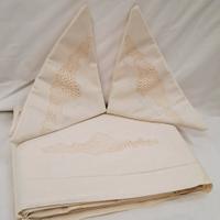 Lenzuolo matrimoniale con federe Pizzo di Cantù