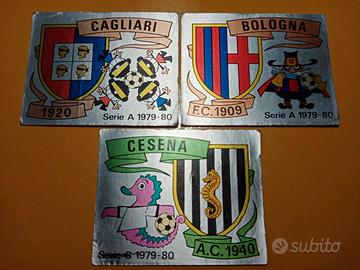 lotto Scudetti Figurine Calciatori 1979 80 nuovi