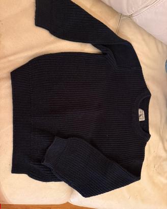 Maglione blu bambino H&M invernale