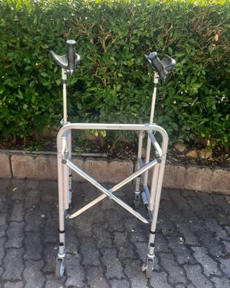 Deambulatore antibrachiale ad ingombro ridotto