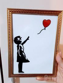 Cornice Banksy gold