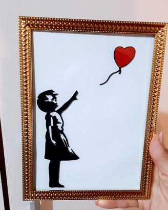 Cornice Banksy gold