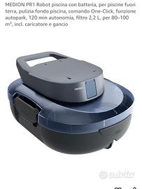 robot piscina a batteria